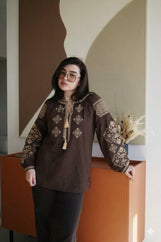 Шоколадна вишиванка з орнаментом