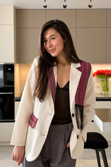 Жіночий жакет з етно орнаментом