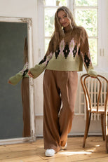 Яскравий в'язаний светрик «Аліса»