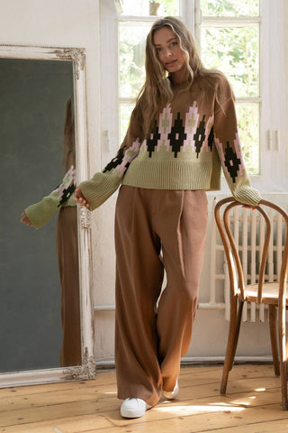 Яскравий в'язаний светрик «Аліса»