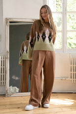 Яскравий в'язаний светрик «Аліса»