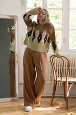 Яскравий в'язаний светрик «Аліса»