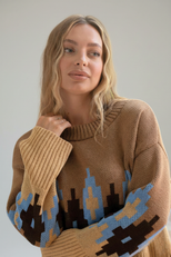 Яскравий в'язаний светрик «Аліса»