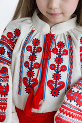 Дитяча вишиванка для дівчинки «Городоцький шов»