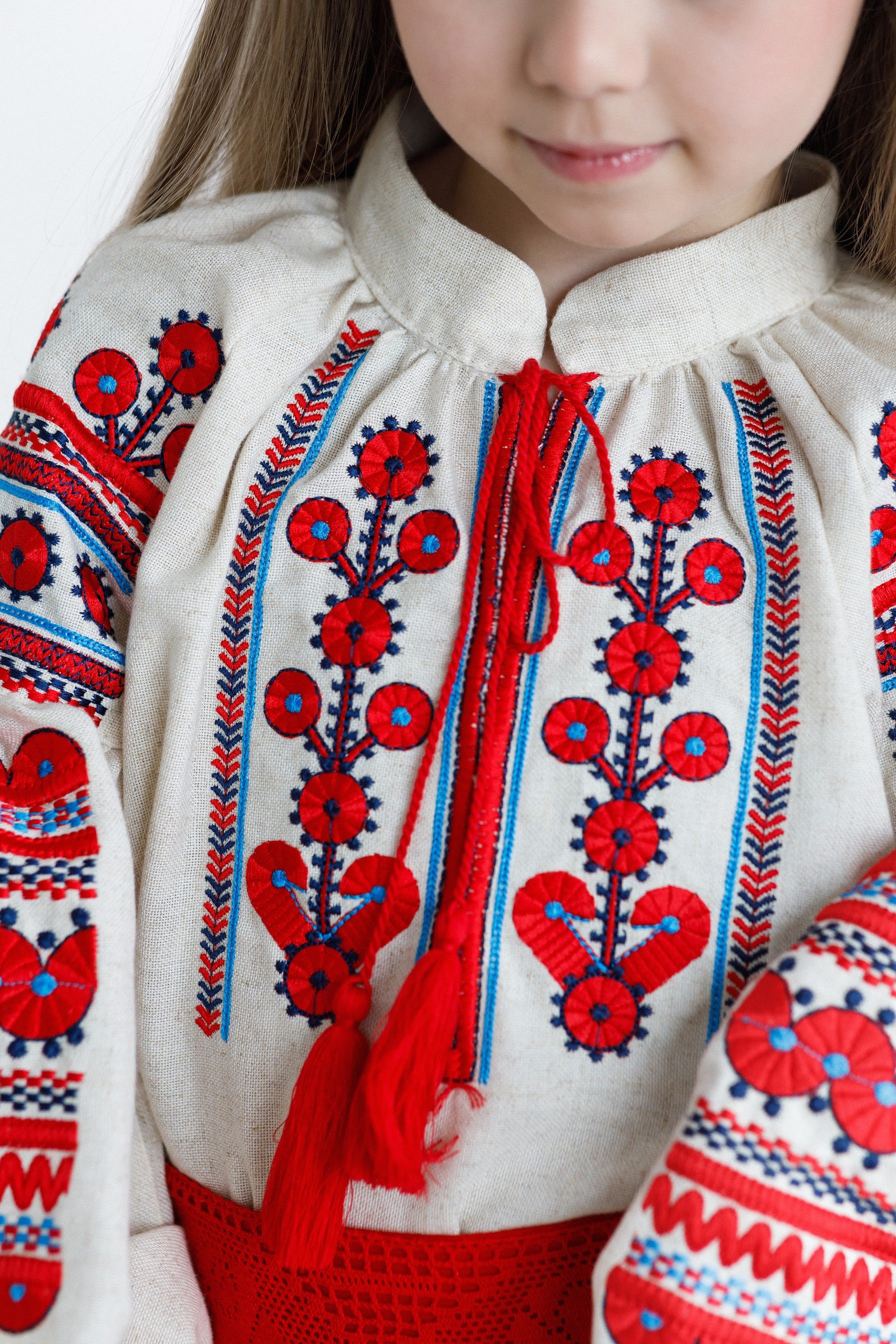 Дитяча вишиванка для дівчинки «Городоцький шов»