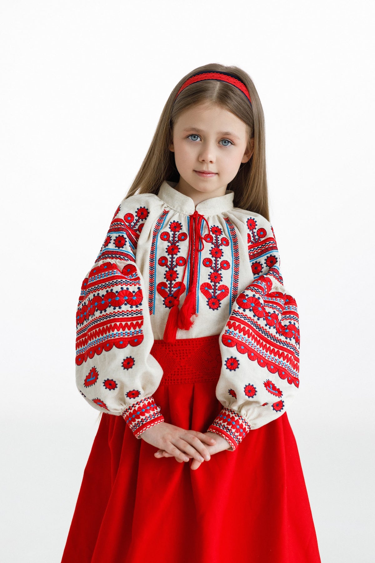 Дитяча вишиванка для дівчинки «Городоцький шов»