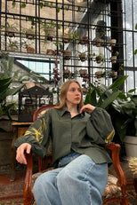 Сорочка з вишивкою колосків