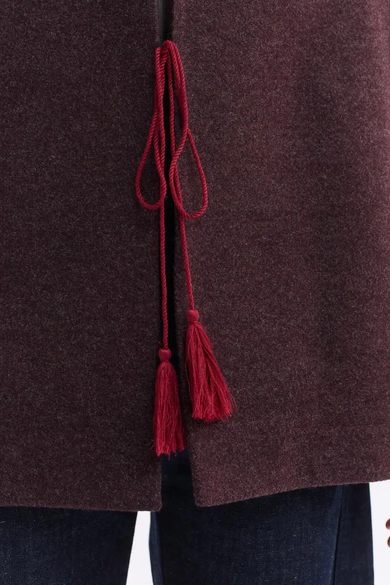 Пальто жіноче з орнаментом