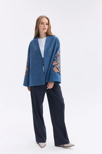 Пальто жіноче з орнаментом