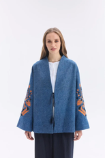 Пальто жіноче з орнаментом